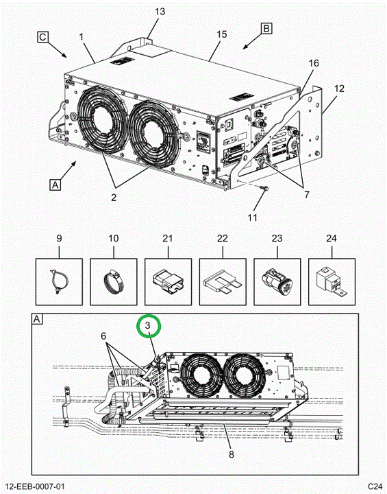 2522968C91 CAP,SURGE TANK CAP