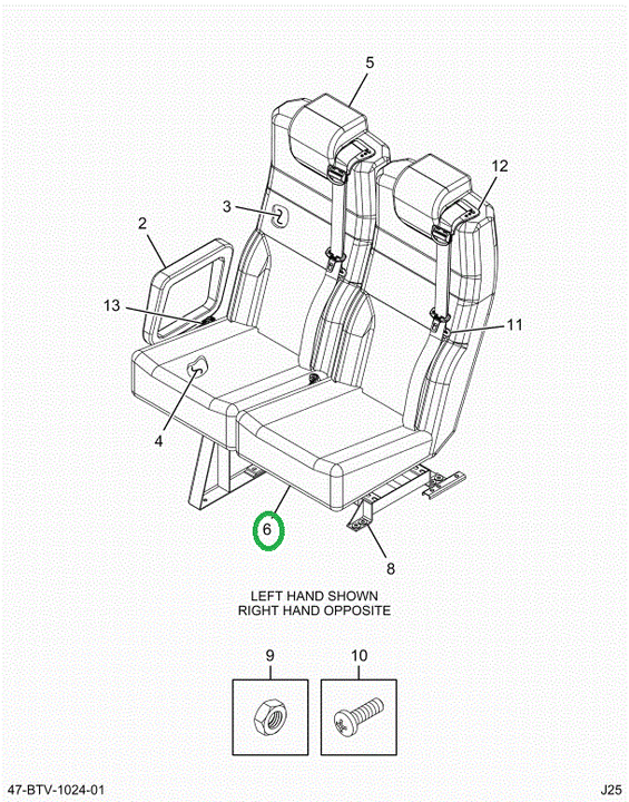 2522991C1 SEAT COVER 3PTA FAMILY FREEDMA
