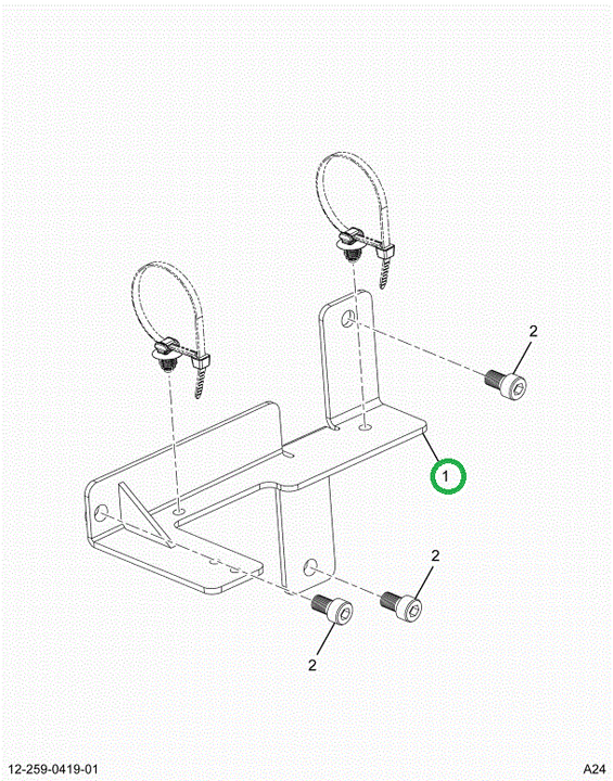 2523194C1 Bracket, O2 Support