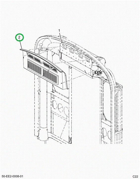 2523257C91 Cover, Plastic, Ev-70, I/c, Re