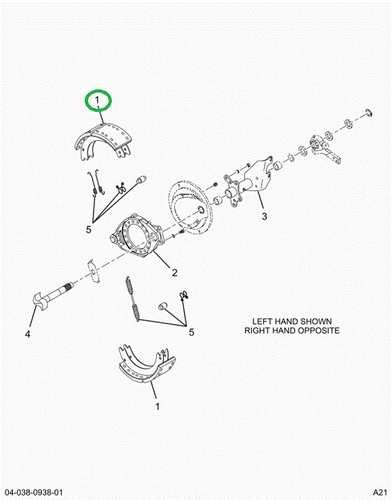 2523322C91 Brake Shoe Kit