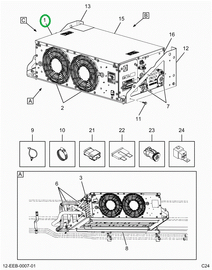 2523345C91 Hv Box Side Panel Assembly