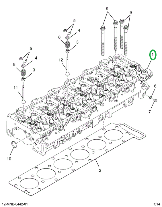 2523378C91 HEAD,KIT, CYLINDER HEAD ASSEMB