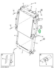 2523398C91 RADIATOR,CHARGE AIR COOLER, AS