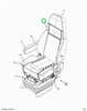 2523440C1 Cover, Backrest, Vinyl