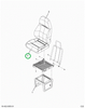 2523459C1 Upholstery, Seat Bottom, Dark