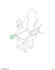 2523462C1 Upholstery, Seat Bottom, Black
