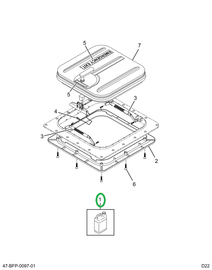 2523483C1 ROOFHATC,SEAL KIT, WATER AND D