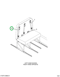 2523490C1 Seat Belt, 3pt, Qs11, Lower Ma