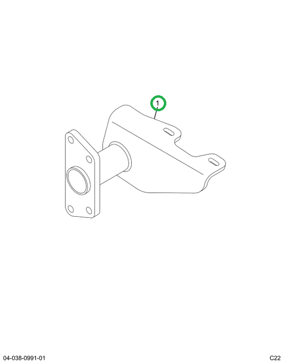 2523551C91 Bracket, Brake Chamber