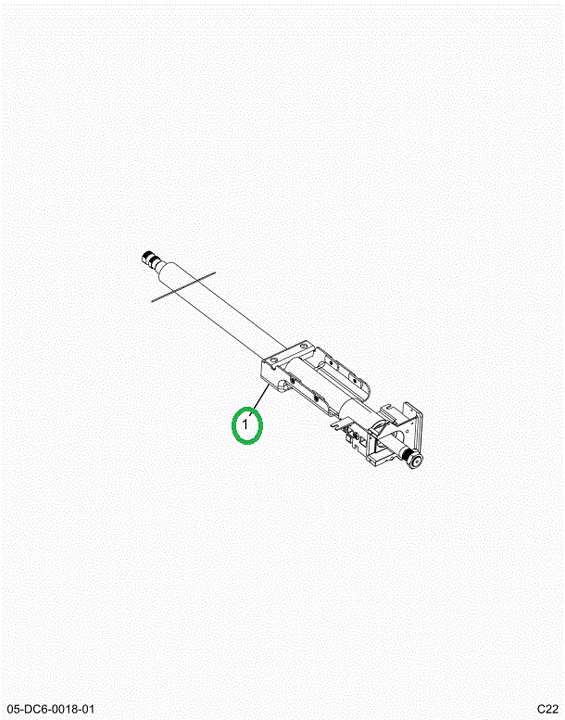 2523584C91 Service Steering Column Assemb