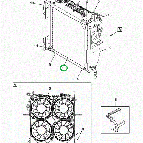 2523600C91 Radiator Assembly