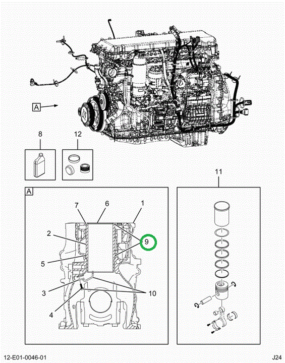 2523694C91 PACKAGE,KIT, SLEEVE O-RING