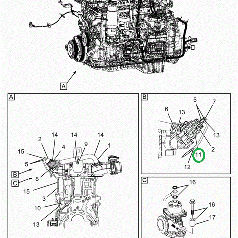 2523717C91 EGR Valve Kit