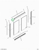 2523887C91 GLASS,BLACK FRONT GLASS ASSEMB