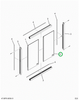 2523891C91 GLASS,ALUMINUM REAR GLASS ASSE