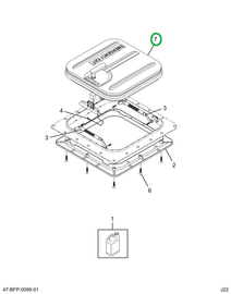 2524281C1 Lid Assembly, Roof Hatch