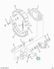 2524358C91 Bracket, Brake Chamber With Se