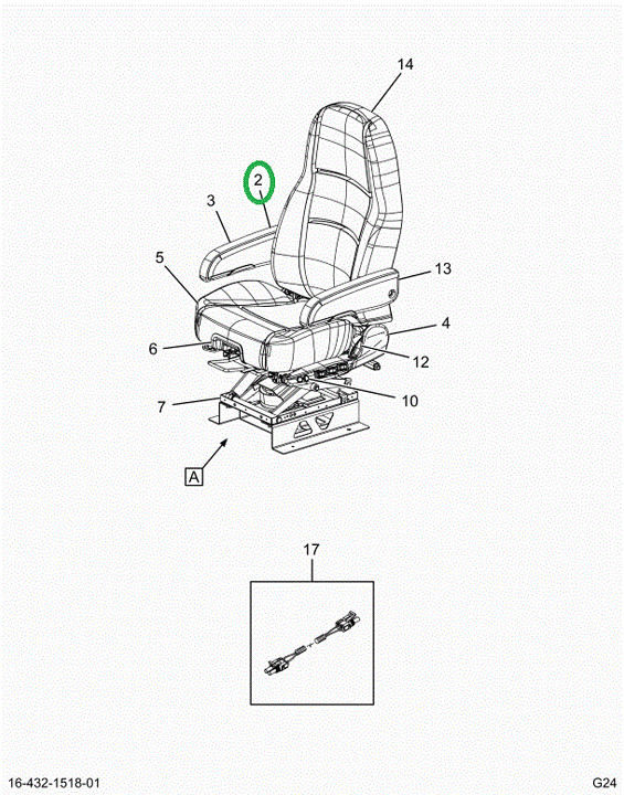 2524387C1 Rh Armrest