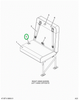 2524439C1 Cushion, Molded Foam, Seat Bot