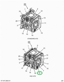 2524485C91 GASKET,KIT, DOWNSTREAM DEF DOS