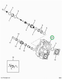 2524517C91 T14 Single Power Take Off 1.51