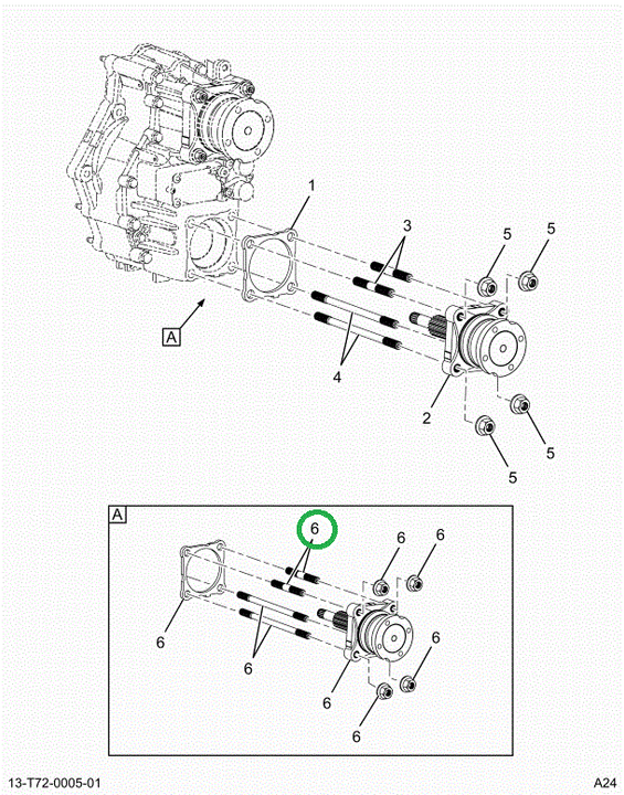 2524532C91 SAE 1310 Flange Kit