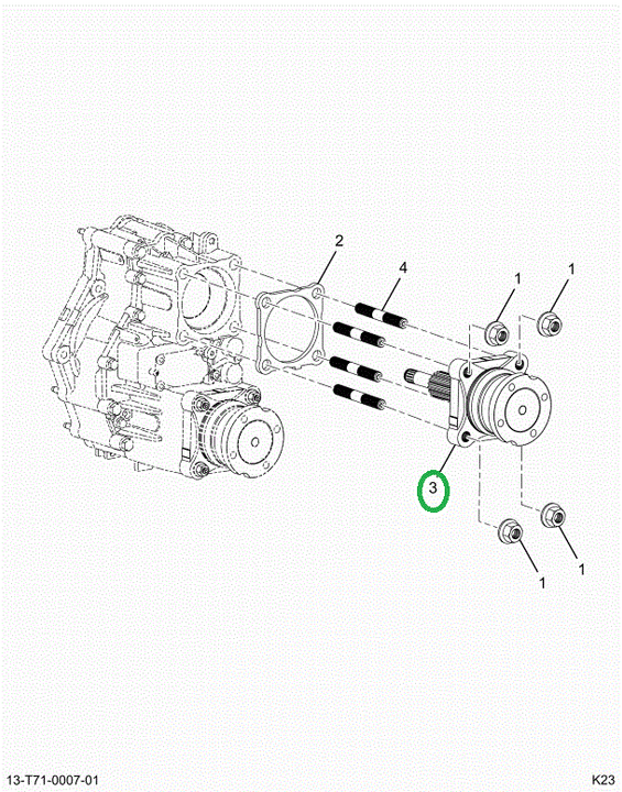 2524533C91 SAE 1410 Flange Kit