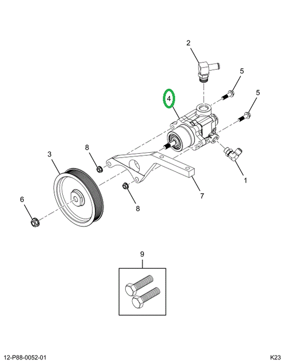 2524776C91 Pump, Power Steering