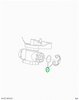 2525924C91 Water Valve O-ring Clip Kit