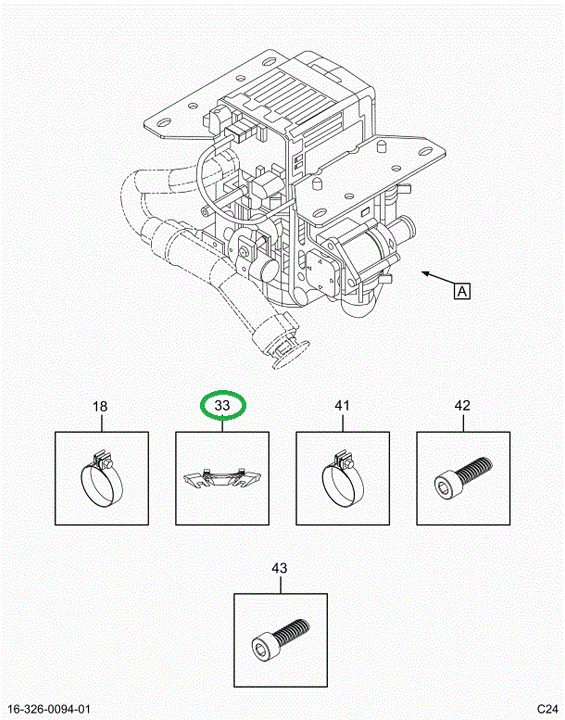 2526005C1 Hs3 ECU Dismounting Kit