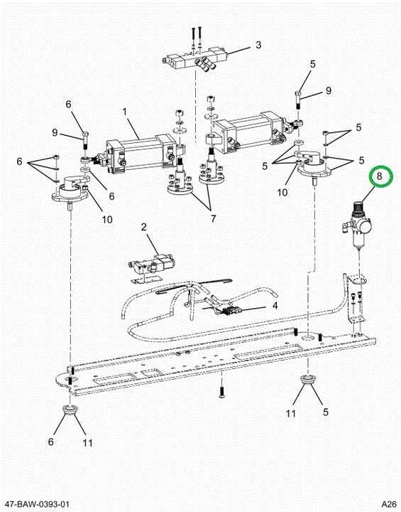 2526037C1 Pneumatic Actuator Dryer