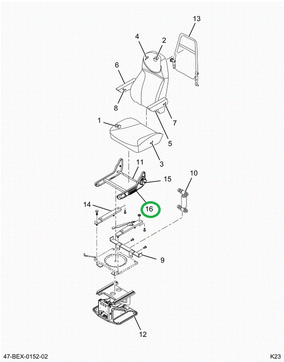 2526042C1 Valve, Air Seat, Height Contro