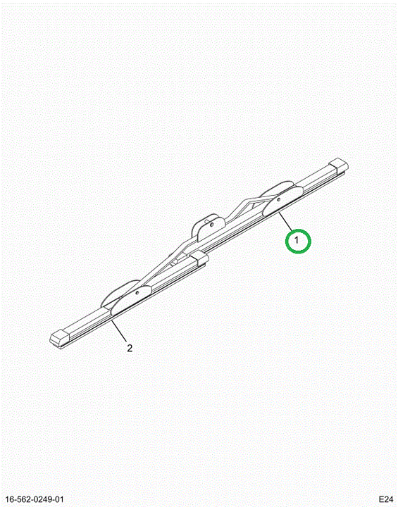 2526232C1 Wiper Blade, 15 Inch