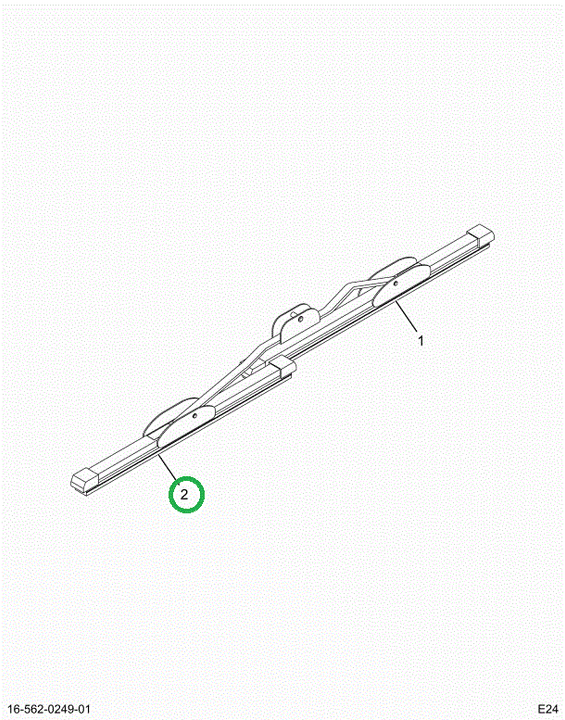 2526233C1 Wiper Blade, 13 Inch