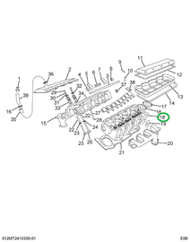 258195C2 BOLT CYL HEAD