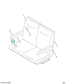 2585213C1 Foam, Seat Cushion, Bus