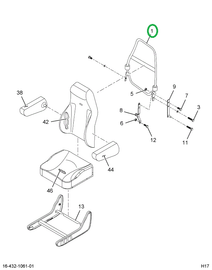 2585431C1 Frame, Seat Back, High