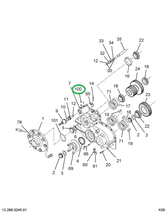 2585583C1 BREATHER TRANSFER CASE