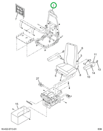 2585862C1 FRAME SEAT H/B