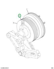 2586484C91 HUB FAN DRIVE PULLEY