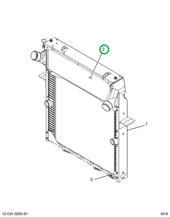 2586790C1 COOLER CHARGE AIR