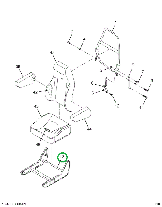 2586959C1 FRAME SEAT LOWER