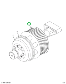 2587232C91 HUB FAN DRIVE PULLEY