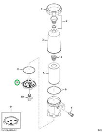 2588023C1 PLATE BOTTOM FLU/HTD(BOLT ON)