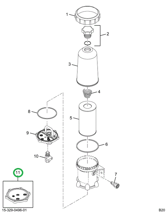 2588024C1 PLATE BOTTOM UNHEATED