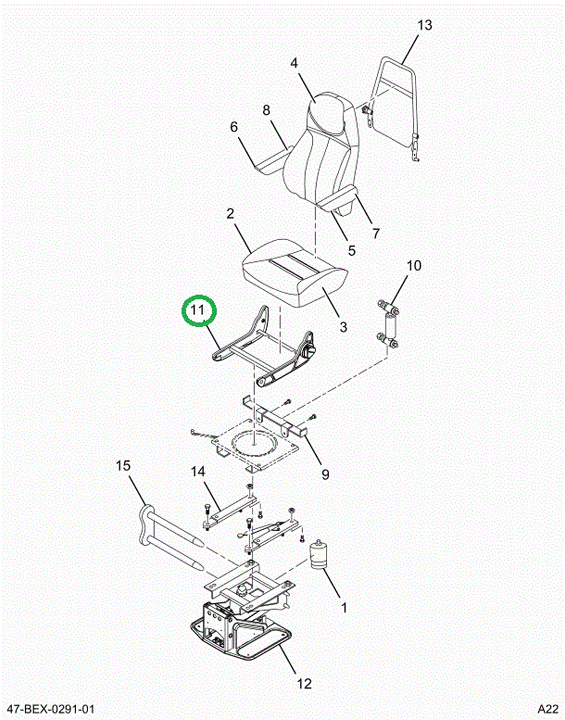 2588531C1 FRAME  LOWER CUSH
