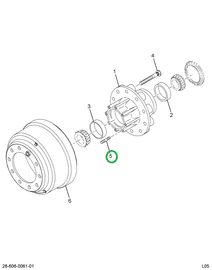 2588662C1 BOLT RIM MTG M22 X 1.5MMX5.15