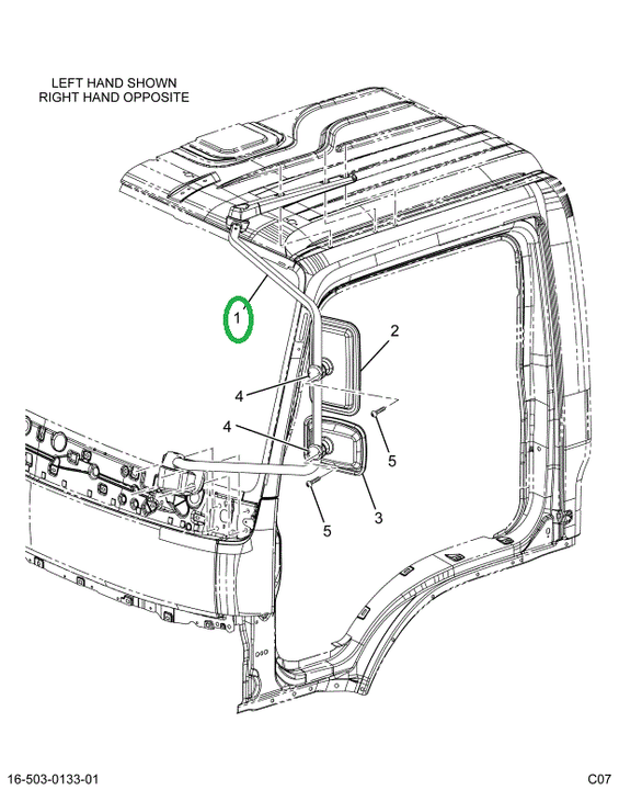 2588799C1 BRACKET MIR LH MNL UNHTD