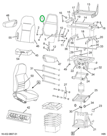 2588939C1 FRAME SEAT BACK HI